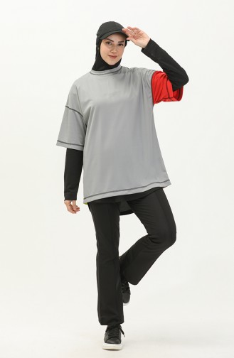 Aktif Spor Üst Giyim T.102.3117-01 Gri