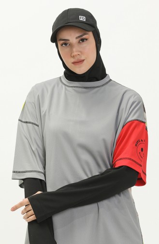 Aktif Spor Üst Giyim T.102.3117-01 Gri
