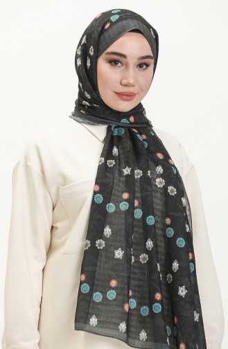 Dahlia Misto Shawl M2384-01 Black Smoke-Colored 2384-01