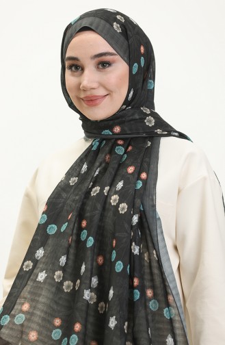 Dahlia Misto Shawl M2384-01 Black Smoke-Colored 2384-01