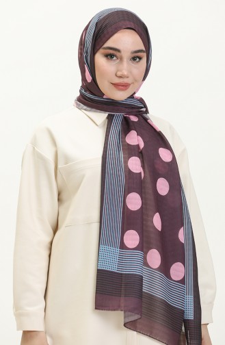 Polka Dot Misto Shawl M2385-01 Magenta Pink 2385-01