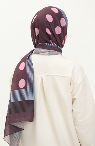 Polka Dot Misto Shawl M2385-01 Magenta Pink 2385-01