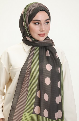 Polka Dot Misto Shawl M2385-04 Smoked Salmon 2385-04