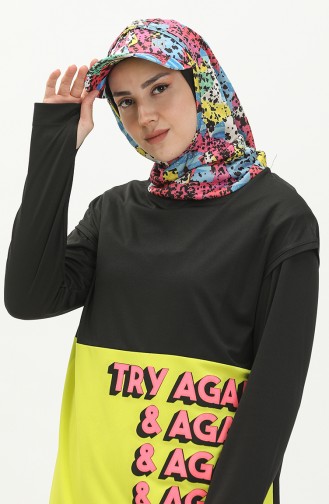 Active Sports Top T.101.2017-01 Black Yellow 101.2017-01