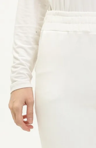 Two Yarn Sweatpants 0264-06 Ecru 0264-06