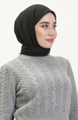 Pull Court Tricot Tressés 22173-05 Gris 22173-05