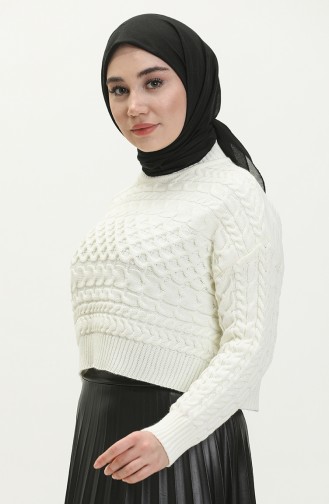 Pull Court Tricot 22179-02 Ecru 22179-02