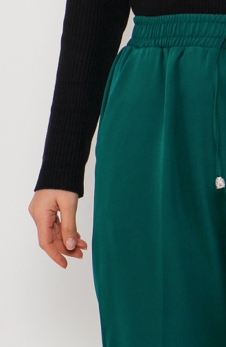 Hose mit elastische Taille 2201-12 Smaragdgrün 2201-12