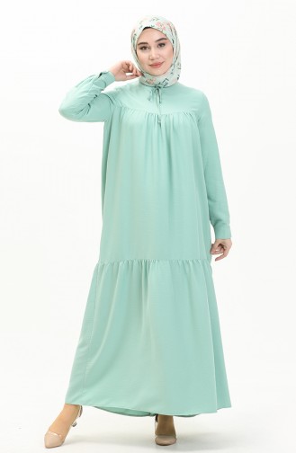 Mint green İslamitische Jurk 1837-03