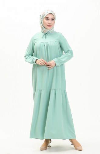 Mint green İslamitische Jurk 1837-03