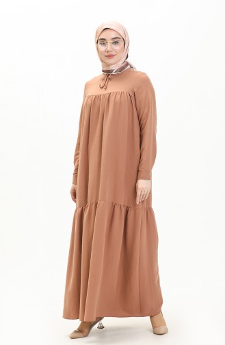 Robe Plissée 1837-07 Vison 1837-07