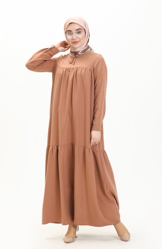Robe Plissée 1837-07 Vison 1837-07