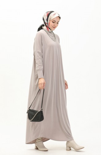 Bat Sleeve Dress 2000-10 Dark Mink 2000-13