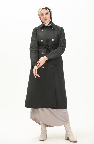 Black Trench Coats Models 6942-01