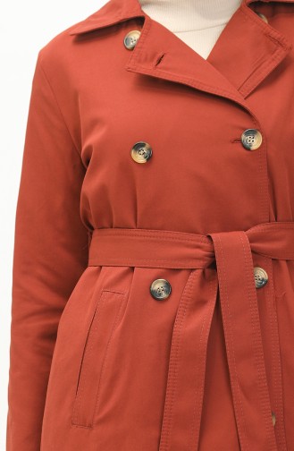 Brick Red Trenchcoat 6942-02