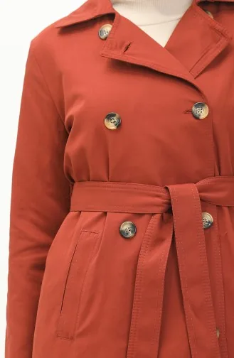 Trench Coat Couleur brique 6942-02