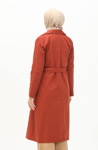 Brick Red Trenchcoat 6942-02