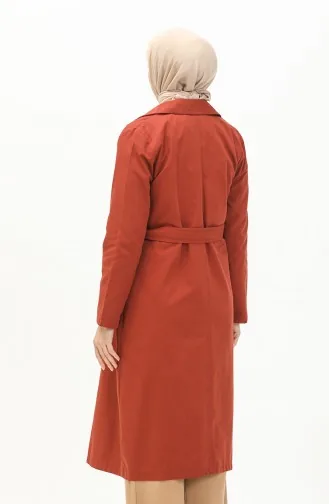 Trench Coat Couleur brique 6942-02