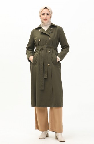 Khaki Trench Coats Models 6942-03