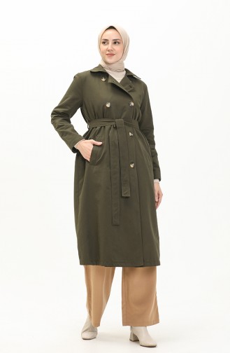 Khaki Trench Coats Models 6942-03