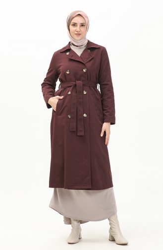 Trench Coat Plum 6942-04