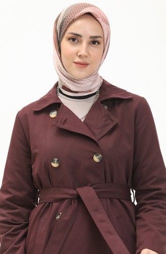 Plum Trenchcoat 6942-04