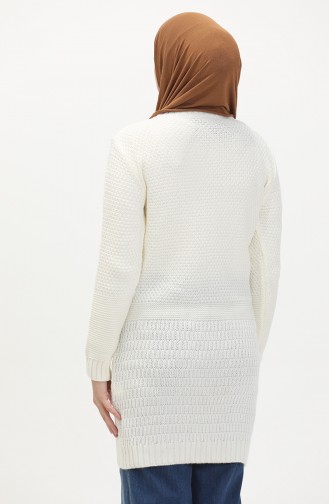 Trikot Tunika mit Taschendetail 80062-01 Ekrü 80062-01