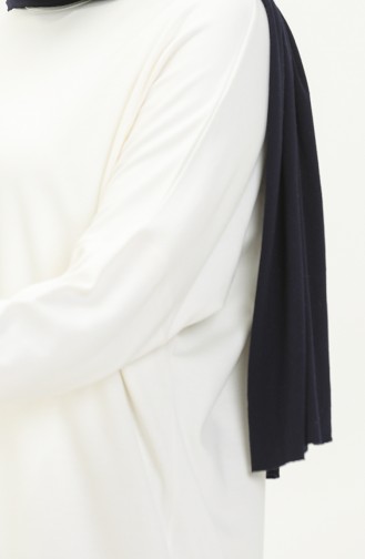 Basic Tunika mit Fledermausärmeln 8563-01 Ekrü 8563-01