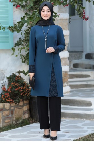 طقم أزرق زيتي 511