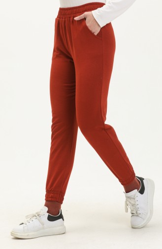 Two Thread Sweatpants 1078-02 Brick Red 1078-02