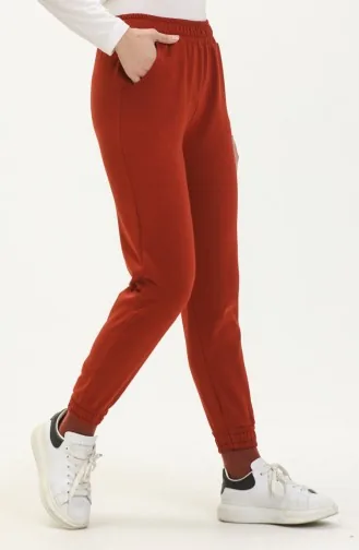 Two Thread Sweatpants 1078-02 Brick Red 1078-02