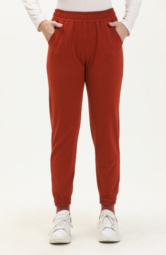 Two Thread Sweatpants 1078-02 Brick Red 1078-02