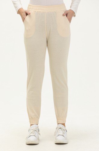 Two Yarn Sweatpants 1078-04 Cream 1078-04