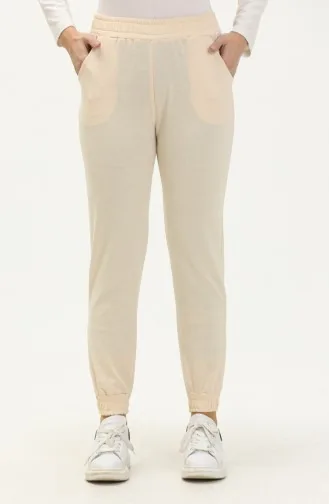 Two Yarn Sweatpants 1078-04 Cream 1078-04