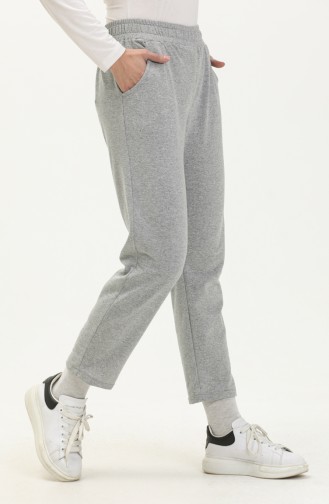 Pantalon de Jogging à deux Fils 1083-03 Gris 1083-03