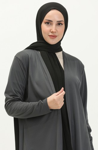 Cardigan Long Basique 8562-01 Anthracite 8562-01