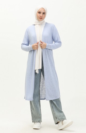 Cardigan Long Basique 8567-01 Bleu 8567-01