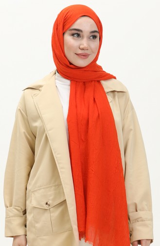 Bamboo Shawl 042-07 Orange 042-07