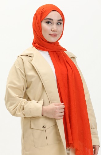 Bamboo Shawl 042-07 Orange 042-07