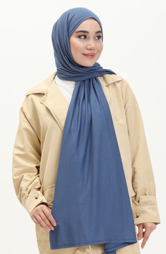 Combed Shawl M2387-07 Indigo 2387-07