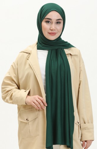 شال قطن ممشط M2387-10 أخضر زمردي 2387-10