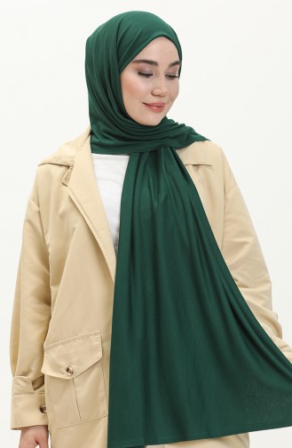 شال قطن ممشط M2387-10 أخضر زمردي 2387-10