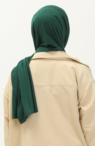 شال قطن ممشط M2387-10 أخضر زمردي 2387-10