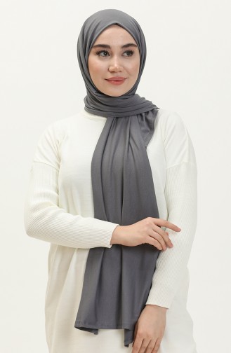 شال قطن ممشط M2387-11 رمادي غامق 2387-11