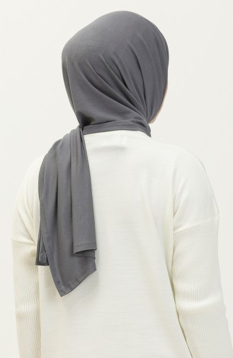 شال قطن ممشط M2387-11 رمادي غامق 2387-11