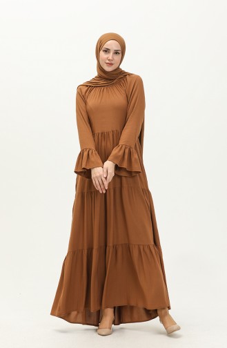 Elastisches Kleid 1833-04 Tabak 1833-04