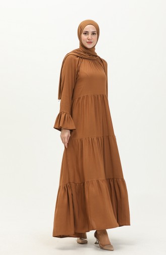 Elastisches Kleid 1833-04 Tabak 1833-04
