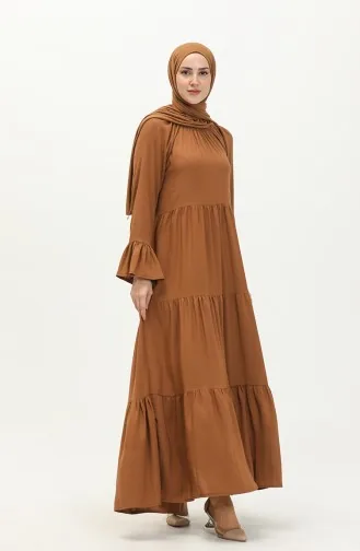 Elastisches Kleid 1833-04 Tabak 1833-04