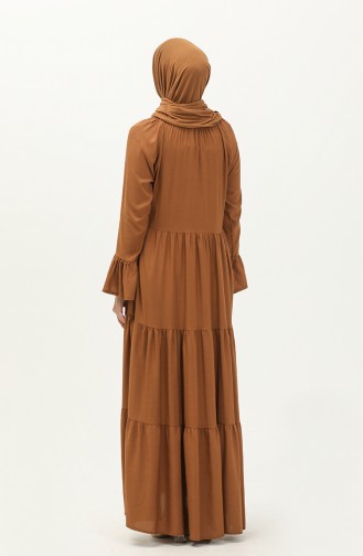Elastisches Kleid 1833-04 Tabak 1833-04