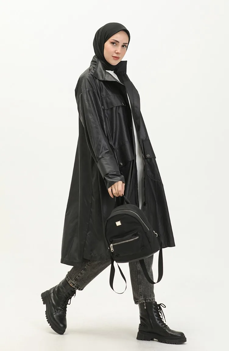 Oyya Imperméable à Boutons-pression 238469-01 Noir 238469-01